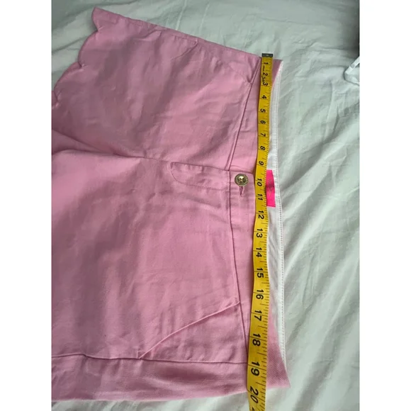 Women's Lilly Pulitzer Shorts Size 14 Pink Scalloped Hem - Picture 8 of 8